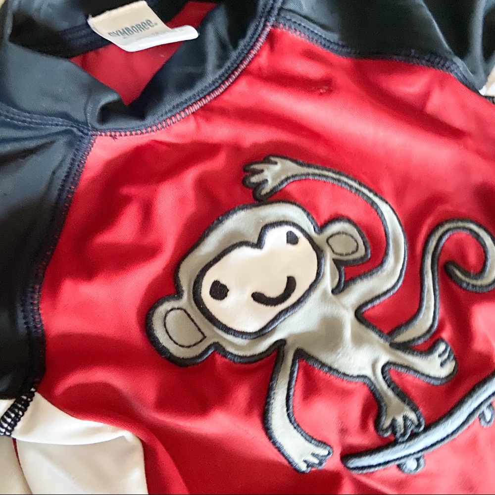 Gymboree Monkey Rashgaurd - Picture 2 of 3